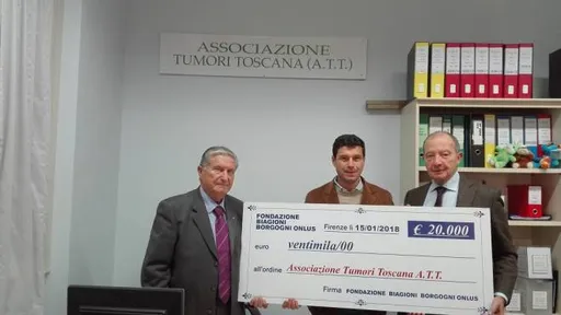La Fondazione Biagioni Borgogni Onlus dona 20 mila Euro all’Att